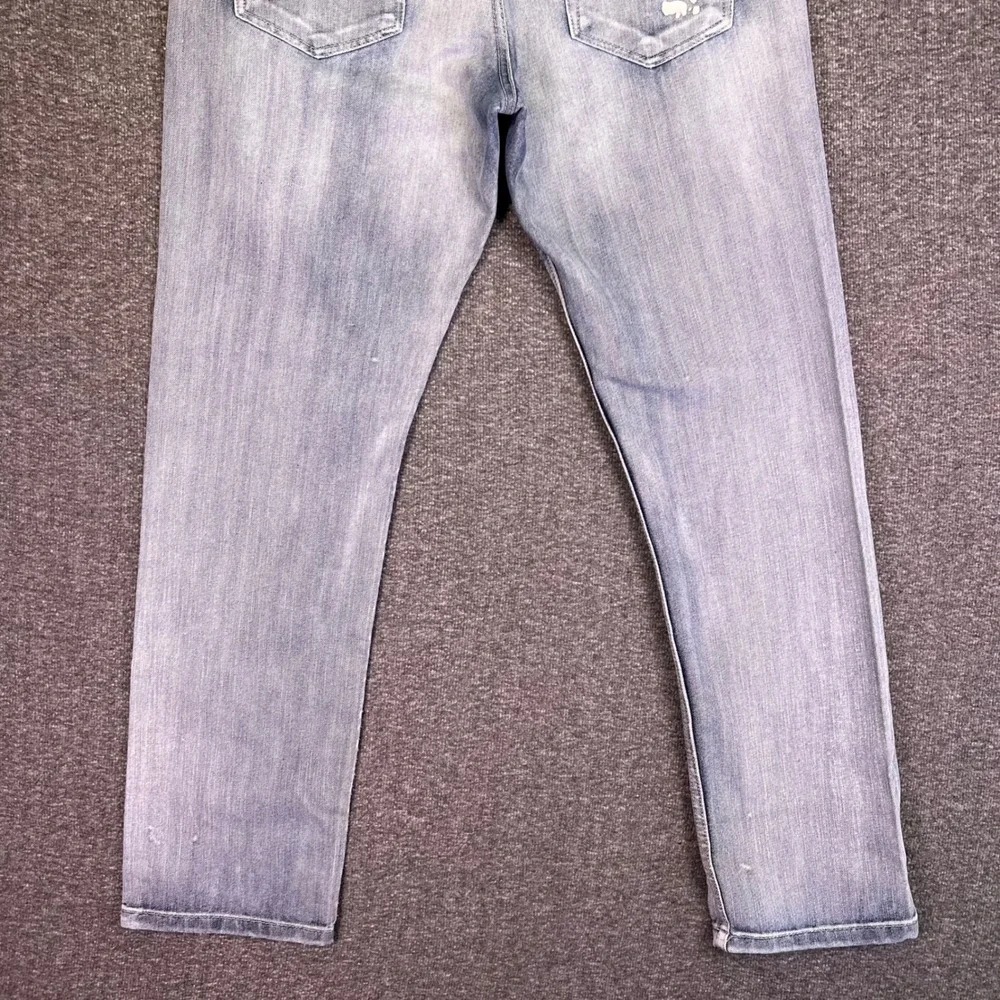 Ecko Unltd Jeans‎ Mens 34 Light Wash Athletic Streetwear Rhino Logo Hip Hop Y2K